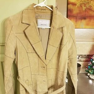 Women's leather coat, like new condition